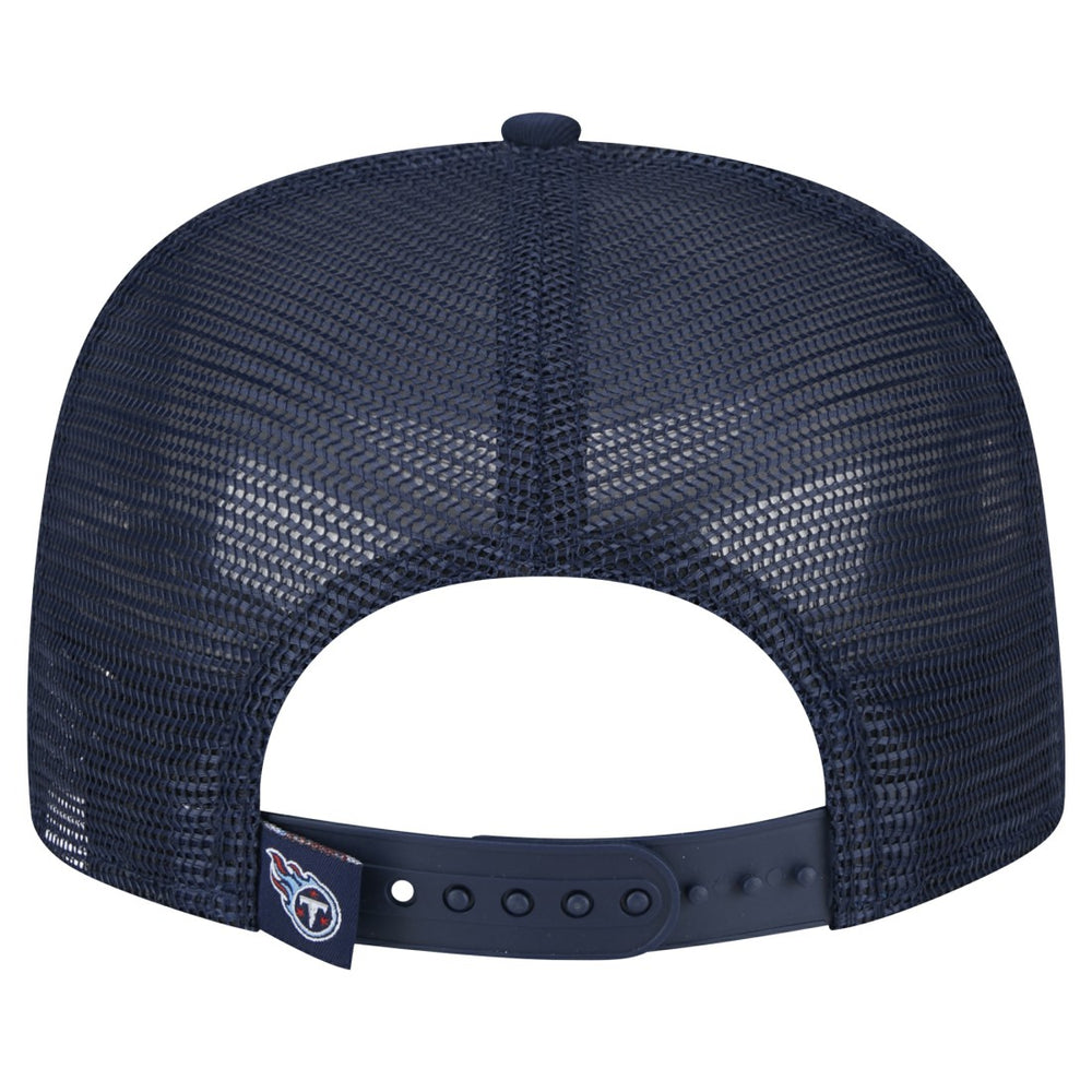 Tennessee Titans New Era Youth Distressed 9FIFTY A-Frame Snapback Hat White/Navy | NFL