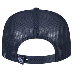 Tennessee Titans New Era Youth Distressed 9FIFTY A-Frame Snapback Hat White/Navy | NFL