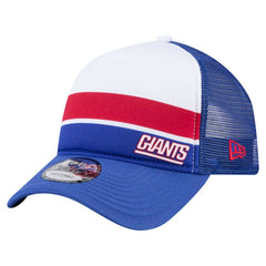 New York Giants New Era Youth Sport Night Color Block 9FORTY A-Frame Trucker Adjustable Hat Royal | NFL