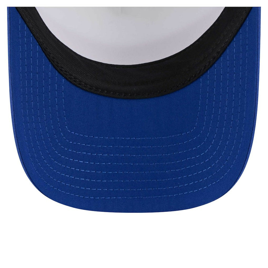 New York Giants New Era Youth Sport Night Color Block 9FORTY A-Frame Trucker Adjustable Hat Royal | NFL