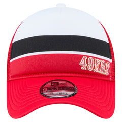 San Francisco 49ers New Era Youth Sport Night Color Block 9FORTY A-Frame Trucker Adjustable Hat Scarlet | NFL