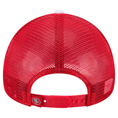 San Francisco 49ers New Era Youth Sport Night Color Block 9FORTY A-Frame Trucker Adjustable Hat Scarlet | NFL