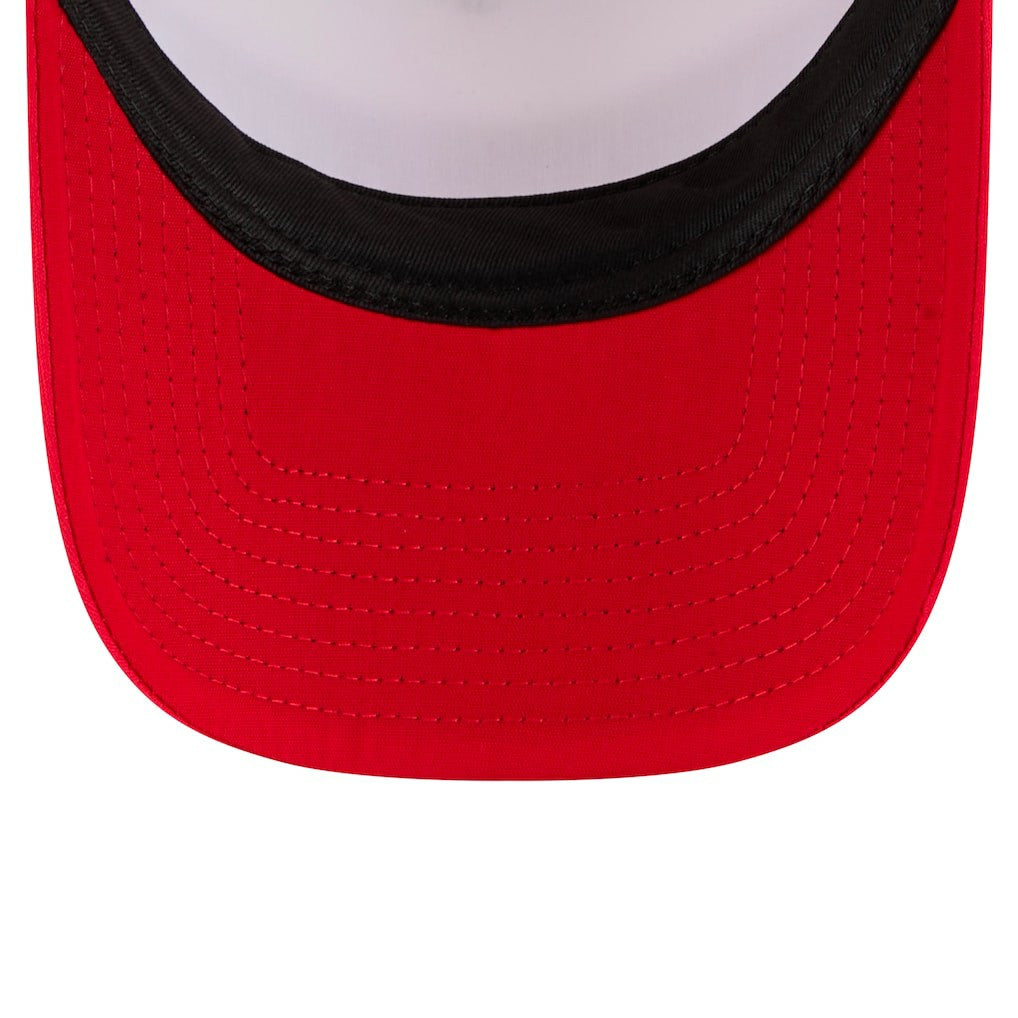 San Francisco 49ers New Era Youth Sport Night Color Block 9FORTY A-Frame Trucker Adjustable Hat Scarlet | NFL