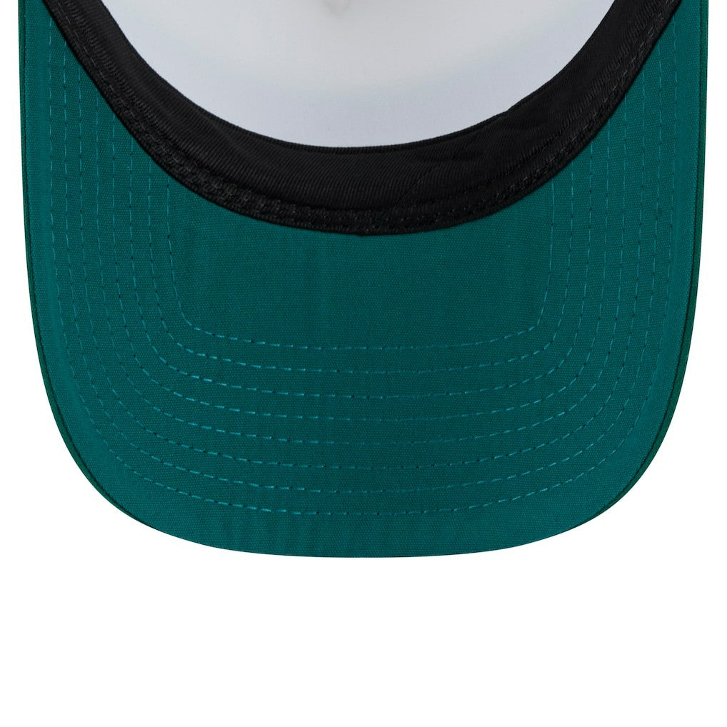 Philadelphia Eagles New Era Preschool Sport Night Color Block 9FORTY A-Frame Trucker Adjustable Hat Midnight Green | NFL