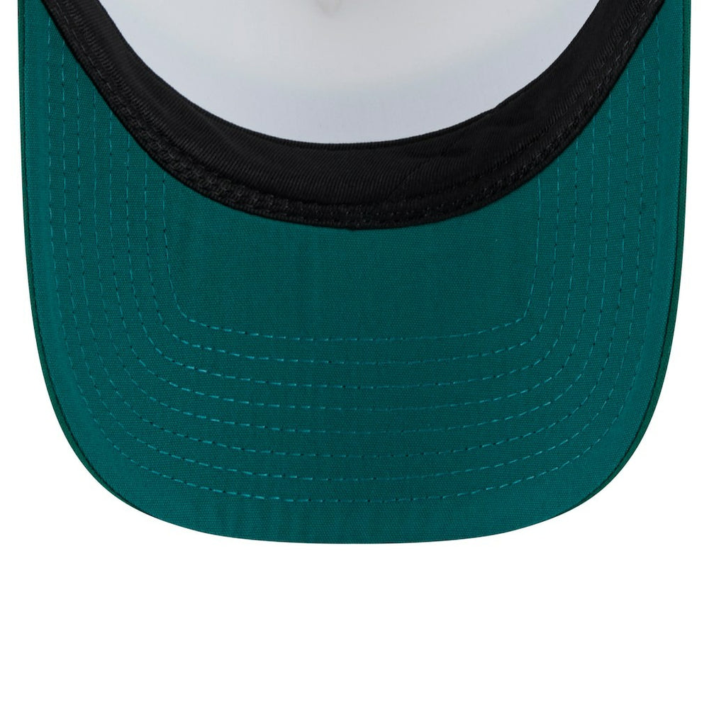 Philadelphia Eagles New Era Preschool Sport Night Color Block 9FORTY A-Frame Trucker Adjustable Hat Midnight Green | NFL