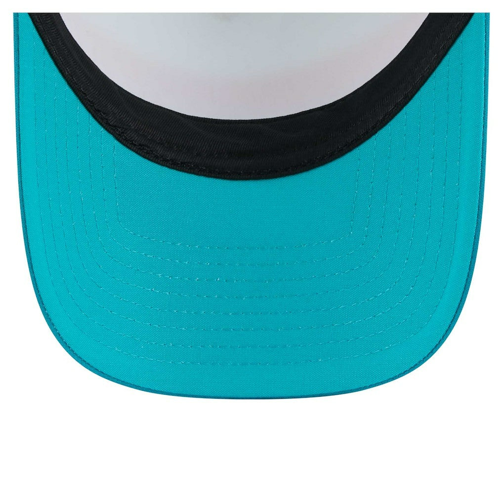 Miami Dolphins New Era Preschool Sport Night Color Block 9FORTY A-Frame Trucker Adjustable Hat Aqua | NFL