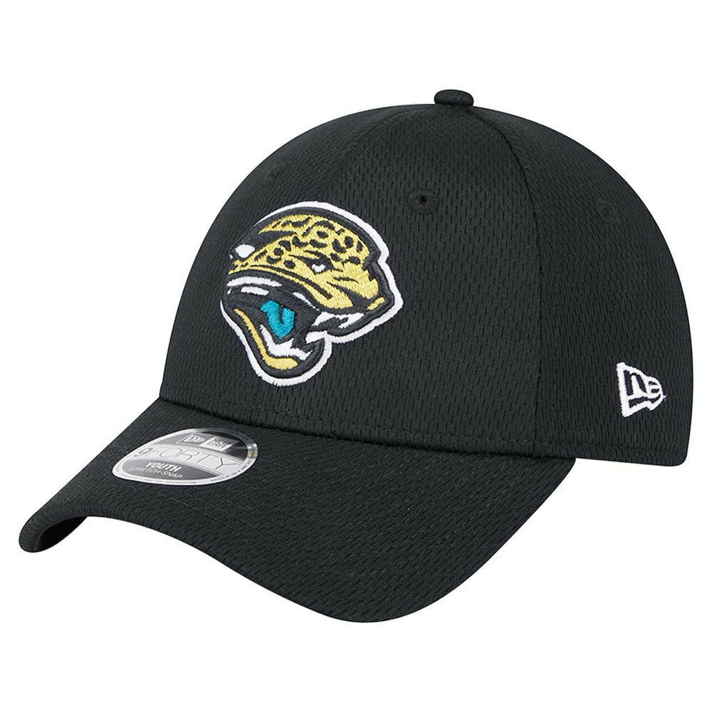 Jacksonville Jaguars New Era Youth Main 9FORTY Adjustable Hat Black | NFL