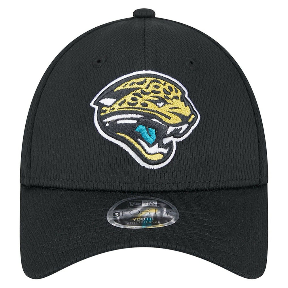 Jacksonville Jaguars New Era Youth Main 9FORTY Adjustable Hat Black | NFL
