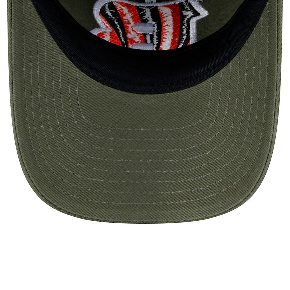 Cincinnati Bengals New Era Youth Main 9TWENTY Adjustable Hat Olive | NFL