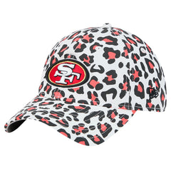 San Francisco 49ers New Era Preschool Active Leopard 9TWENTY Adjustable Hat White | NFL
