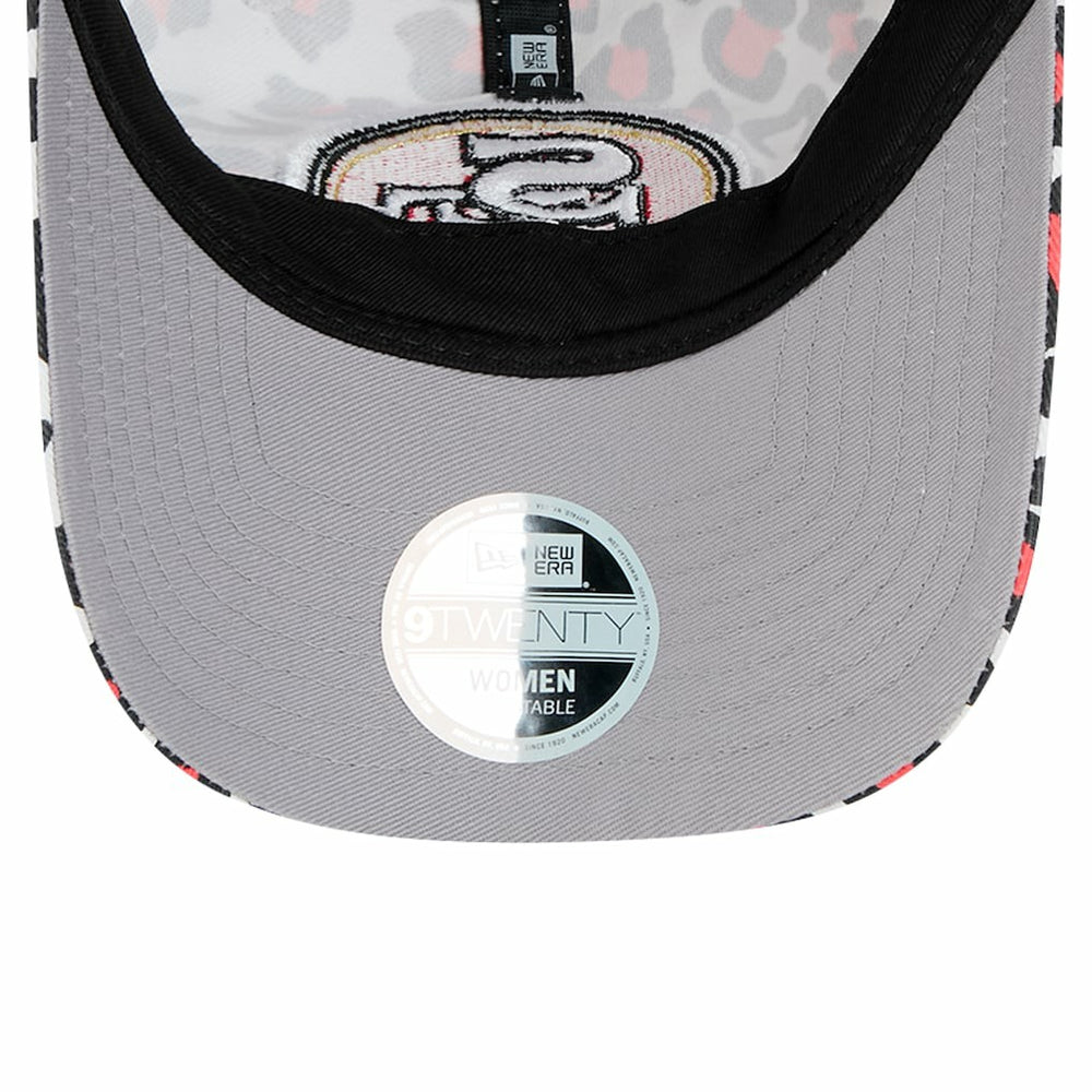 San Francisco 49ers New Era Preschool Active Leopard 9TWENTY Adjustable Hat White | NFL