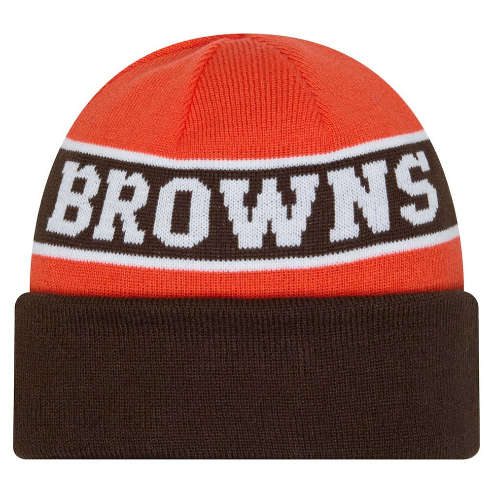 Cleveland Browns New Era Youth Active Reversible Cuffed Knit Hat Brown | NFL
