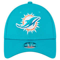 Miami Dolphins New Era Preschool Main 9FORTY Adjustable Hat Aqua | NFL