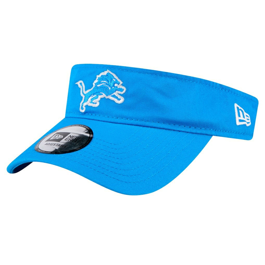 Detroit Lions New Era Main Adjustable Visor Blue | NFL