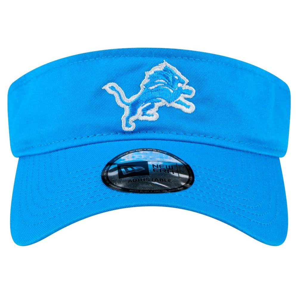 Detroit Lions New Era Main Adjustable Visor Blue | NFL