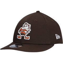 Cleveland Browns New Era Main Low Profile 9FIFTY Snapback Hat Brown | NFL