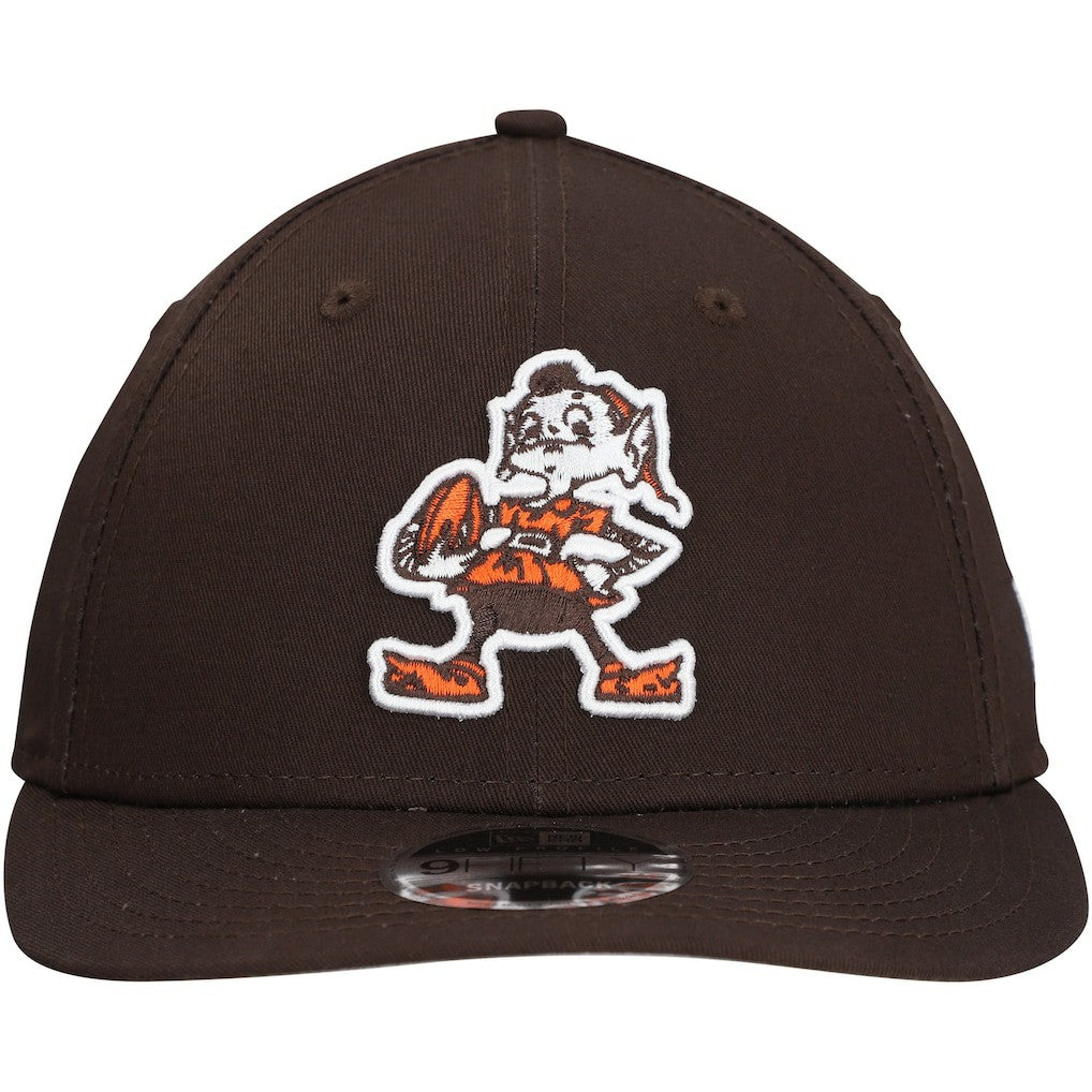 Cleveland Browns New Era Main Low Profile 9FIFTY Snapback Hat Brown | NFL