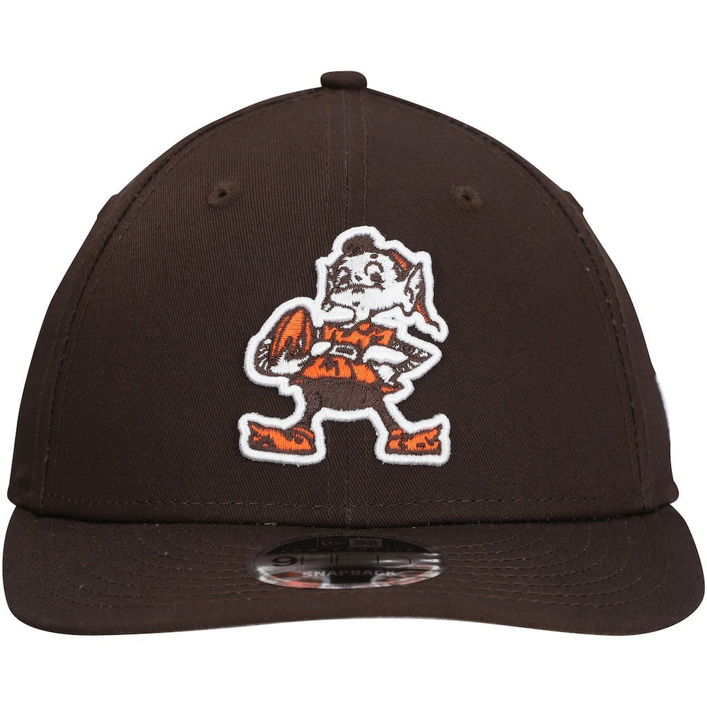 Cleveland Browns New Era Main Low Profile 9FIFTY Snapback Hat Brown | NFL