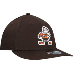 Cleveland Browns New Era Main Low Profile 9FIFTY Snapback Hat Brown | NFL