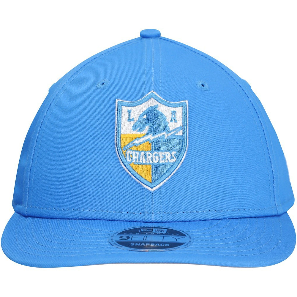 Los Angeles Chargers New Era Main Low Profile 9FIFTY Snapback Hat Powder Blue | NFL