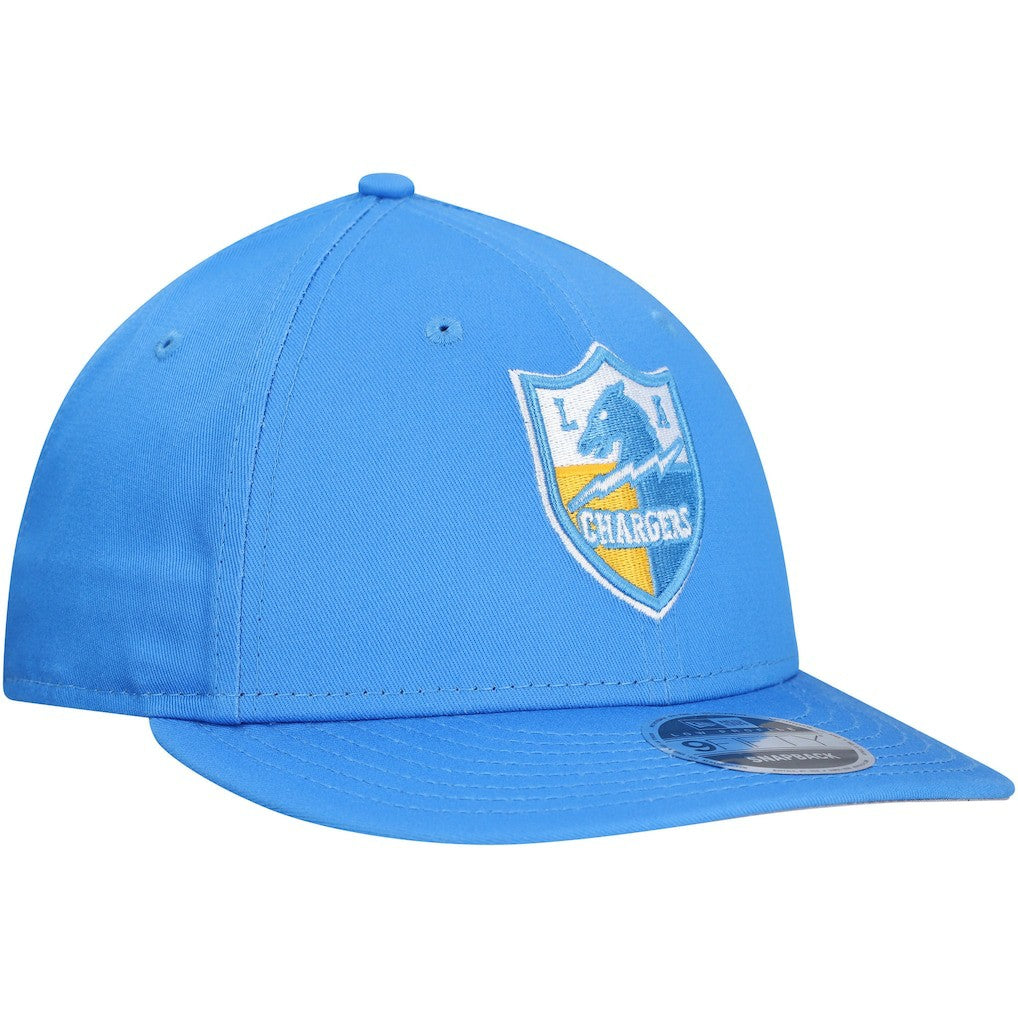 Los Angeles Chargers New Era Main Low Profile 9FIFTY Snapback Hat Powder Blue | NFL