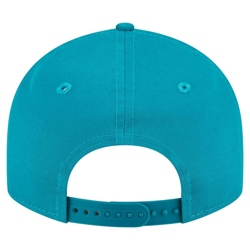 Miami Dolphins New Era Main Low Profile 9FIFTY Snapback Hat Aqua | NFL
