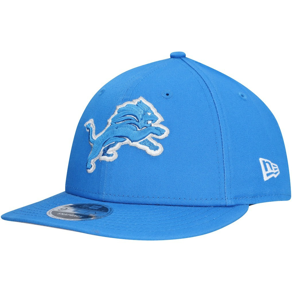Detroit Lions New Era Main Low Profile 9FIFTY Snapback Hat Blue | NFL