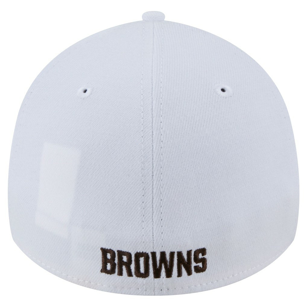 Cleveland Browns New Era Main 39THIRTY Flex Hat White | NFL