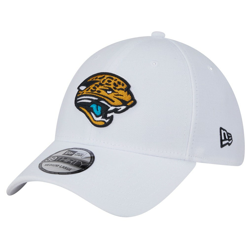 Jacksonville Jaguars New Era Throwback 39THIRTY Flex Hat White | NFL