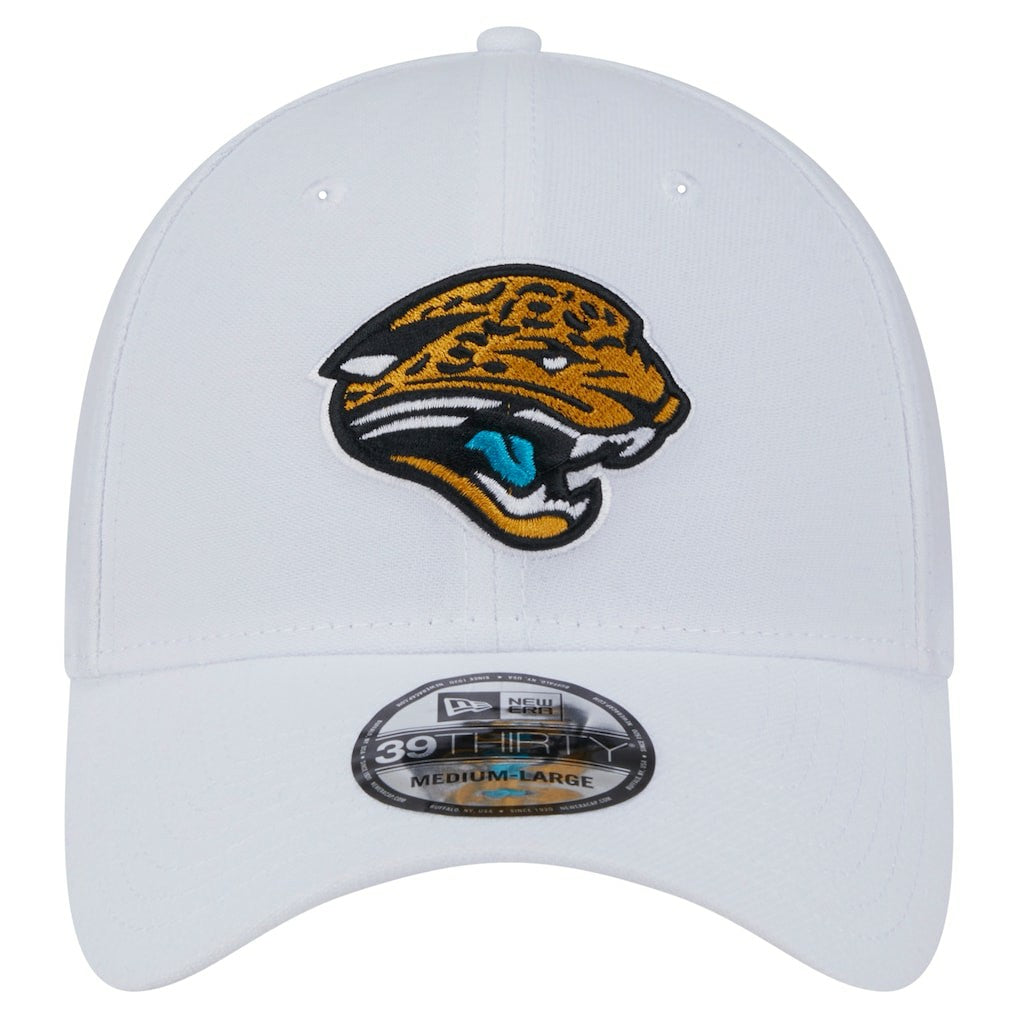 Jacksonville Jaguars New Era Throwback 39THIRTY Flex Hat White | NFL