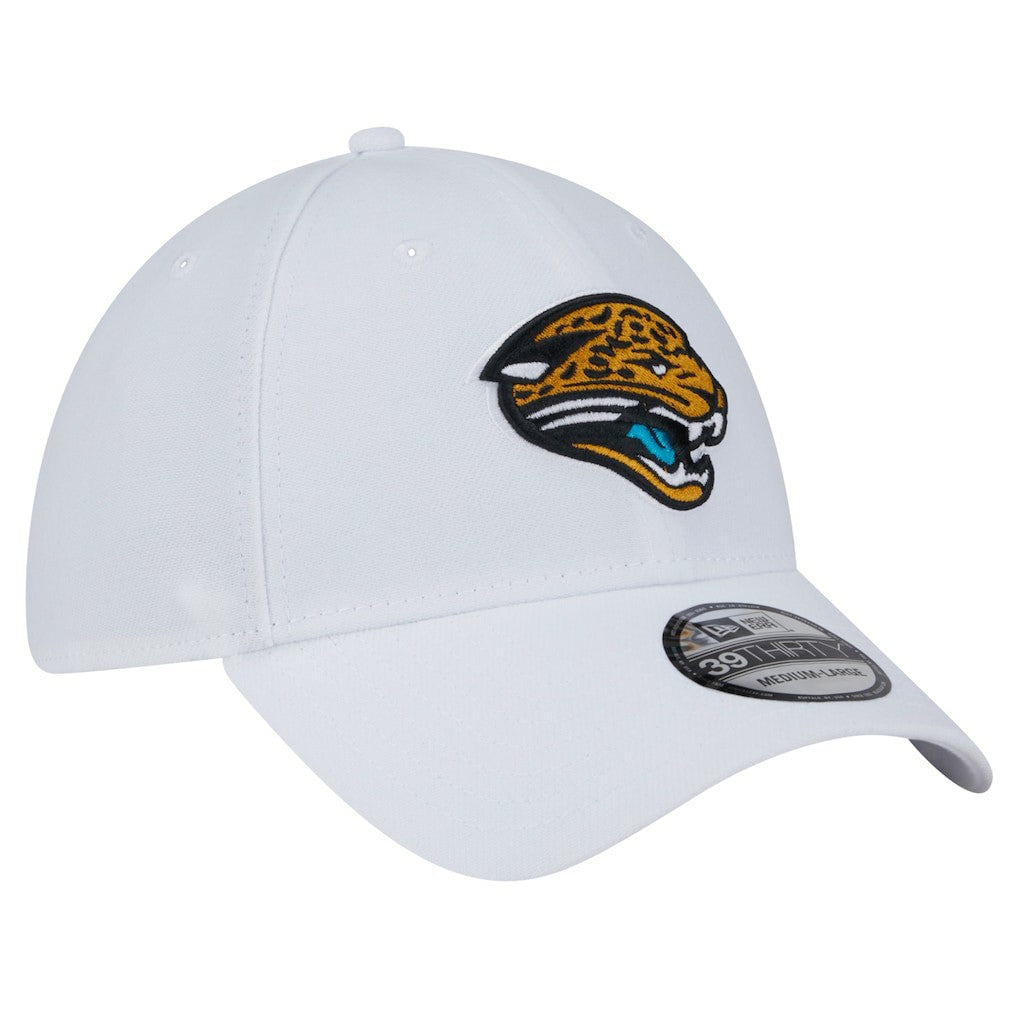 Jacksonville Jaguars New Era Throwback 39THIRTY Flex Hat White | NFL