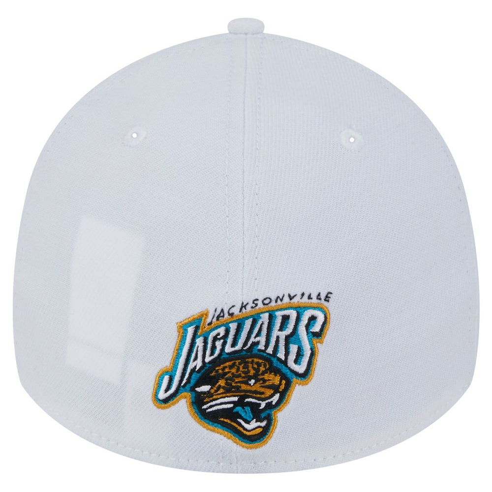 Jacksonville Jaguars New Era Throwback 39THIRTY Flex Hat White | NFL