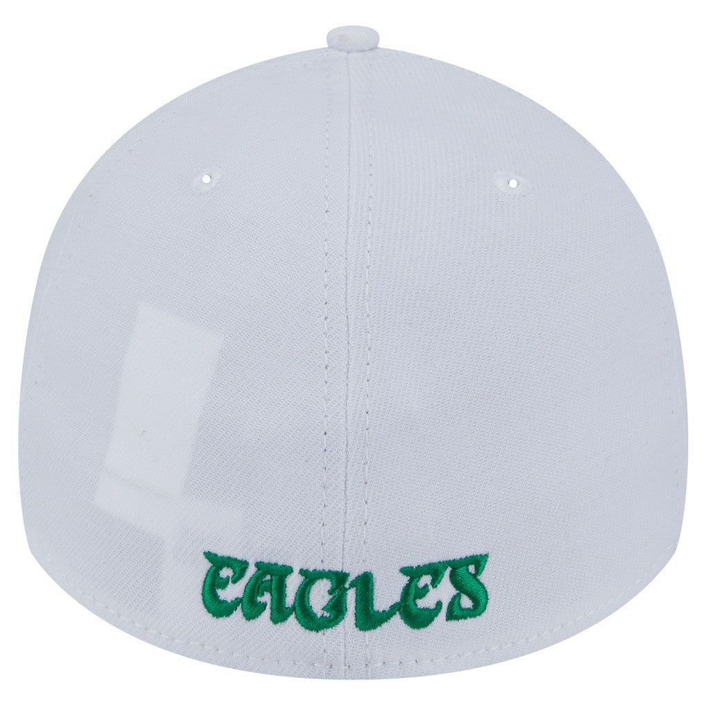 Philadelphia Eagles New Era Throwback 39THIRTY Flex Hat White | NFL