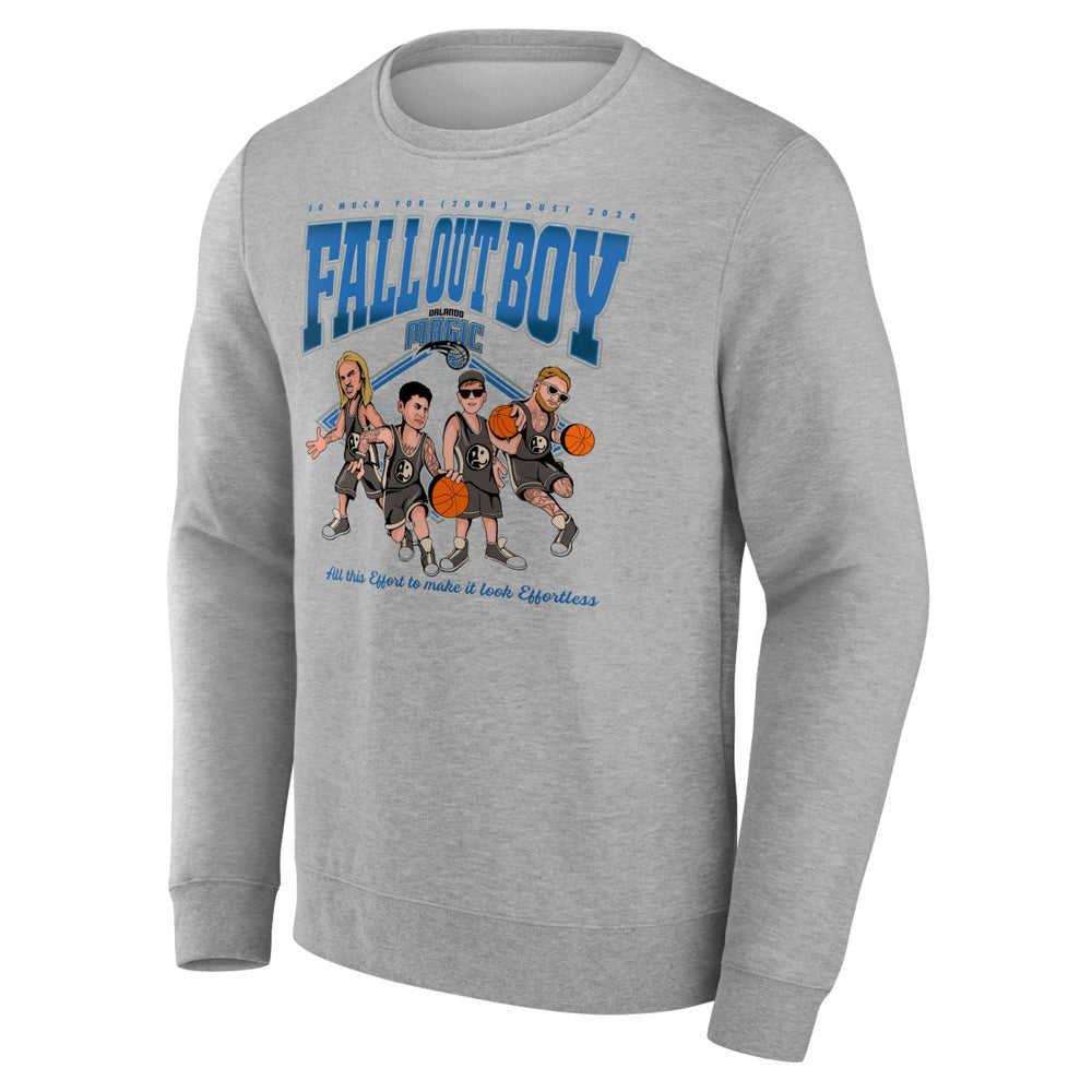 Fall Out Boy x Orlando Magic So Much For (2our) Dust Fleece Pullover Sweatshirt Gray - NBA