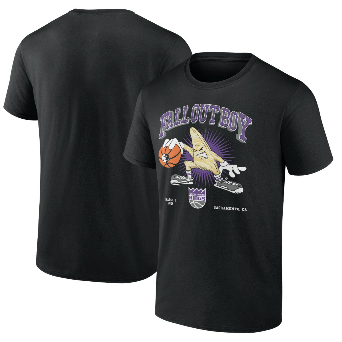 Fall Out Boy x Sacramento Kings So Much For (2our) Dust T-Shirt Black - NBA