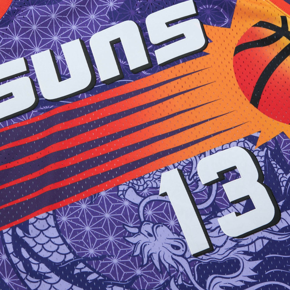 Steve Nash Phoenix Suns 1996/97 Hardwood Classics Asian Heritage 6.0 Swingman Throwback Player Jersey Purple - NBA