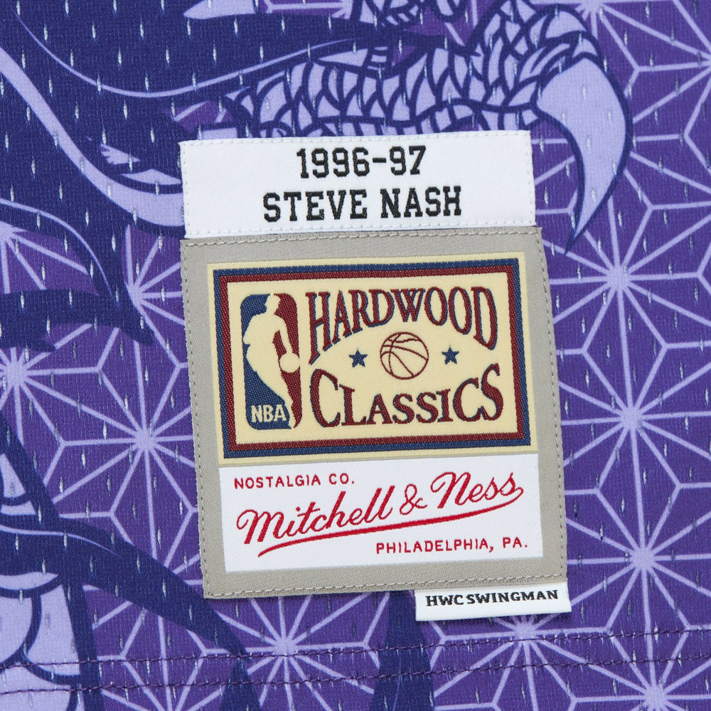Steve Nash Phoenix Suns 1996/97 Hardwood Classics Asian Heritage 6.0 Swingman Throwback Player Jersey Purple - NBA
