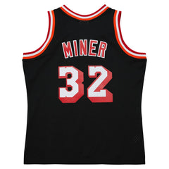 Harold Miner Miami Heat 1992/93 Hardwood Classics Swingman Throwback Jersey Black - NBA