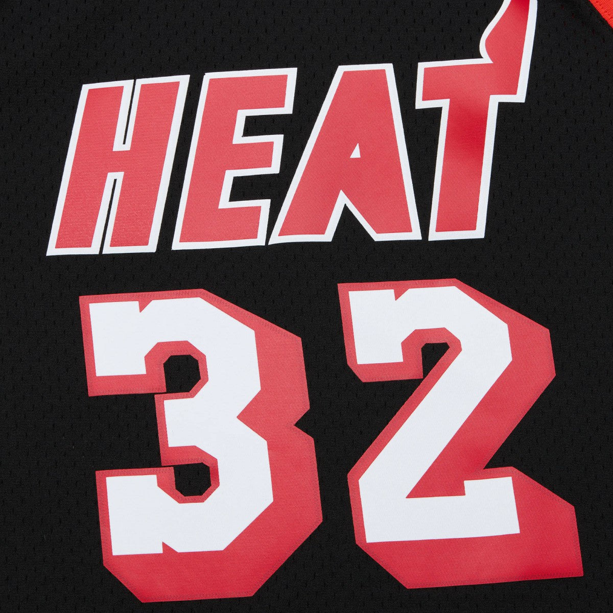 Harold Miner Miami Heat 1992/93 Hardwood Classics Swingman Throwback Jersey Black - NBA