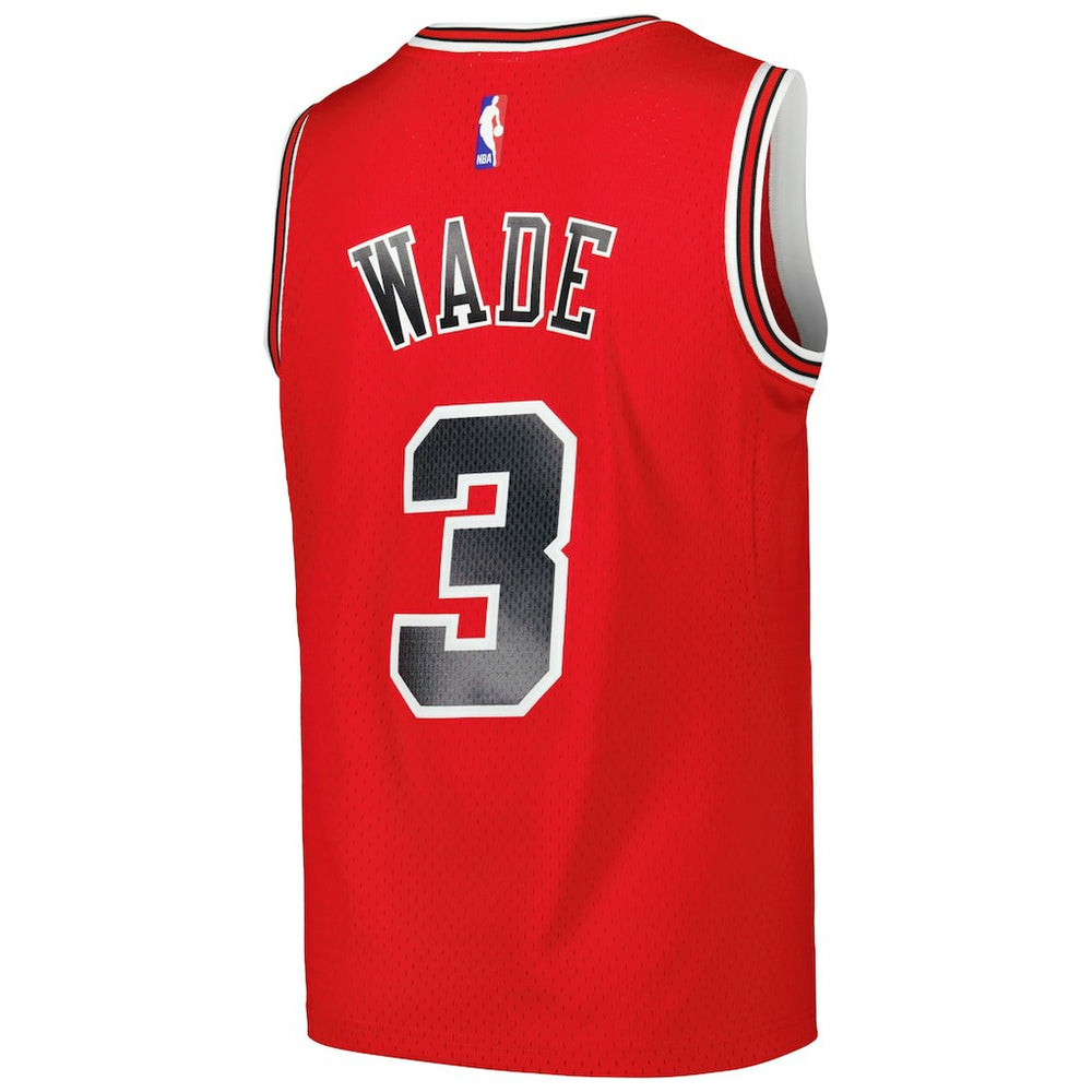 Dwyane Wade Chicago Bulls 2016/17 Hardwood Classics Swingman Jersey Red - NBA