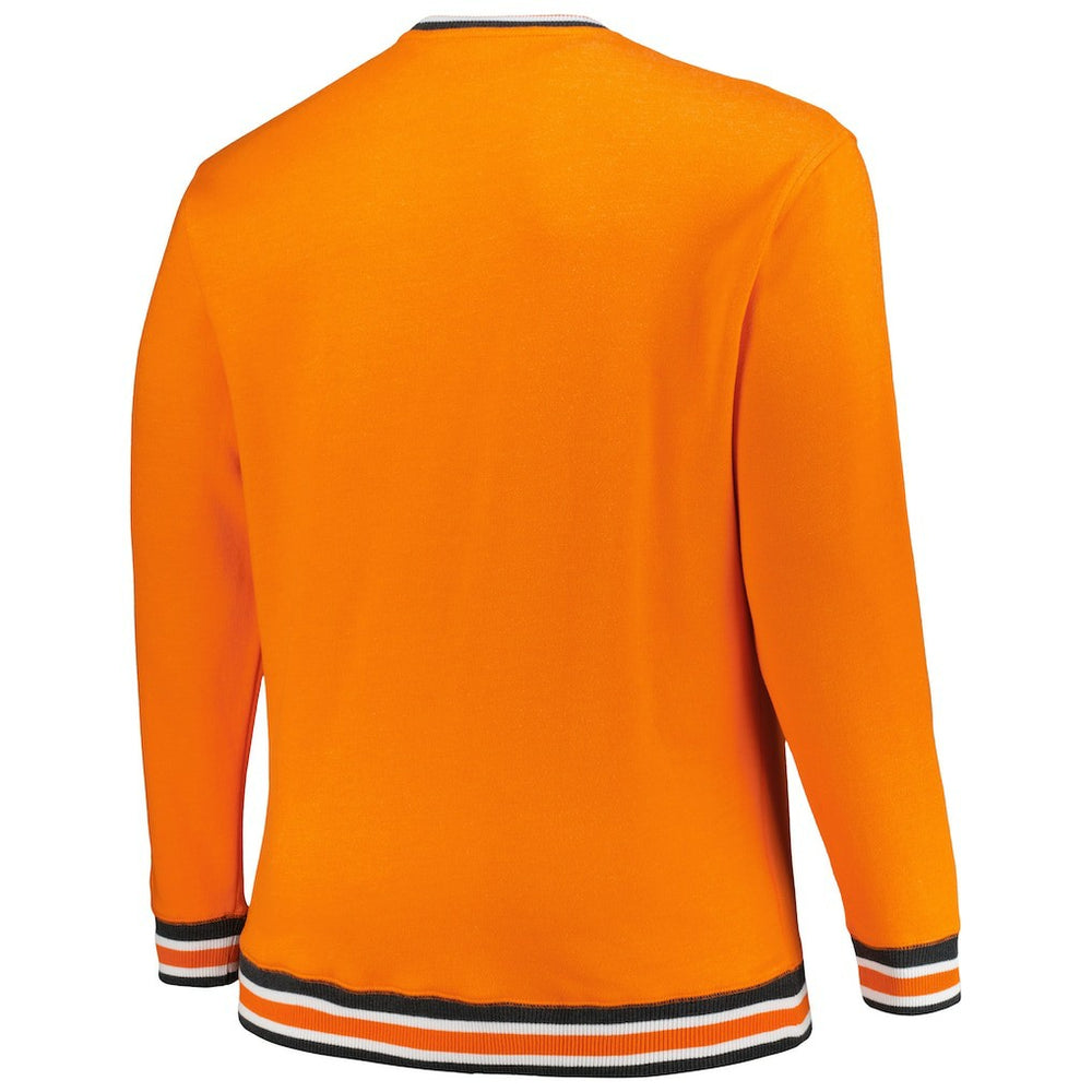 Cincinnati Bengals New Era Big & Tall Pullover Sweatshirt Orange | NFL