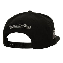 Los Angeles Kings Mitchell & Ness Retro Script Colorblock Snapback Hat - Black - NHL
