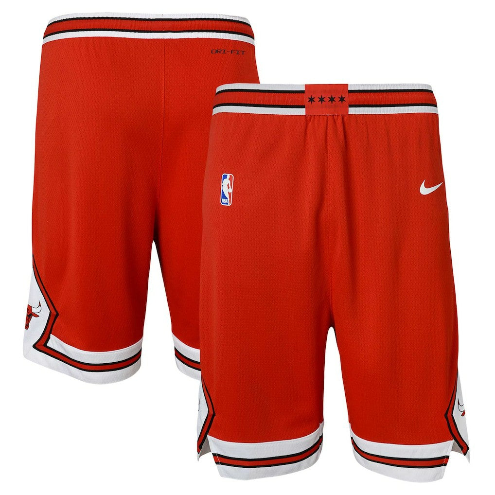 Chicago Bulls Youth Swingman Performance Shorts Red Icon Edition - NBA