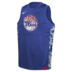 Philadelphia 76ers Youth Courtside Starting Five Team Jersey Royal - NBA