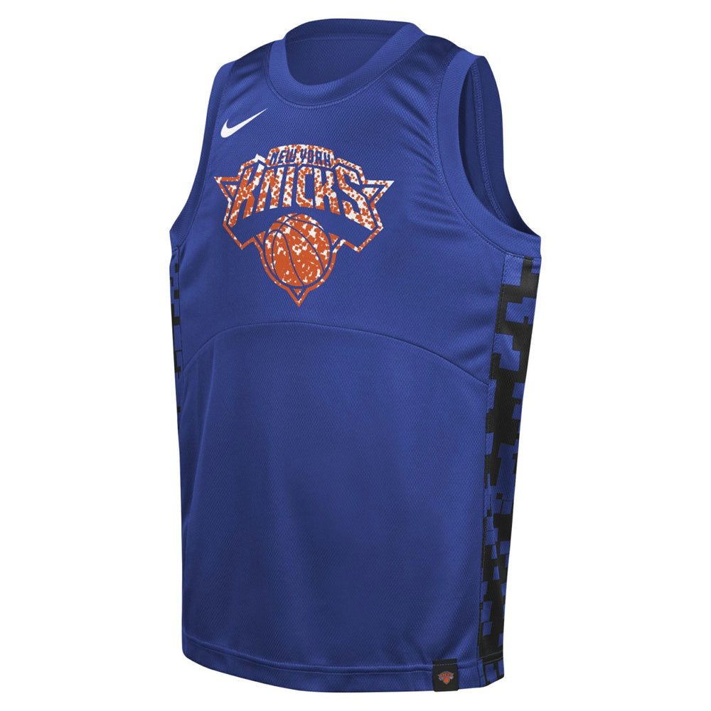 New York Knicks Youth Courtside Starting Five Team Jersey Blue - NBA