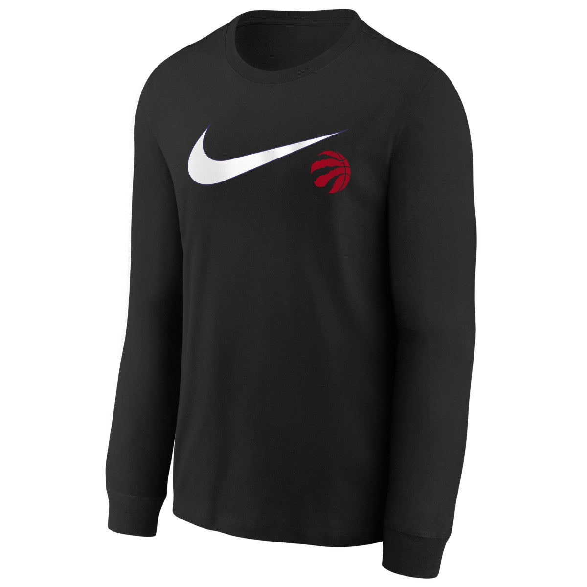 Toronto Raptors Youth Swoosh Long Sleeve T-Shirt Black - NBA