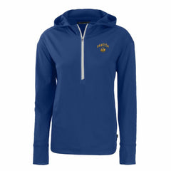 Seattle Mariners Cutter & Buck Women's City Connect Daybreak Eco Recycled Half-Zip Hoodie - MLB