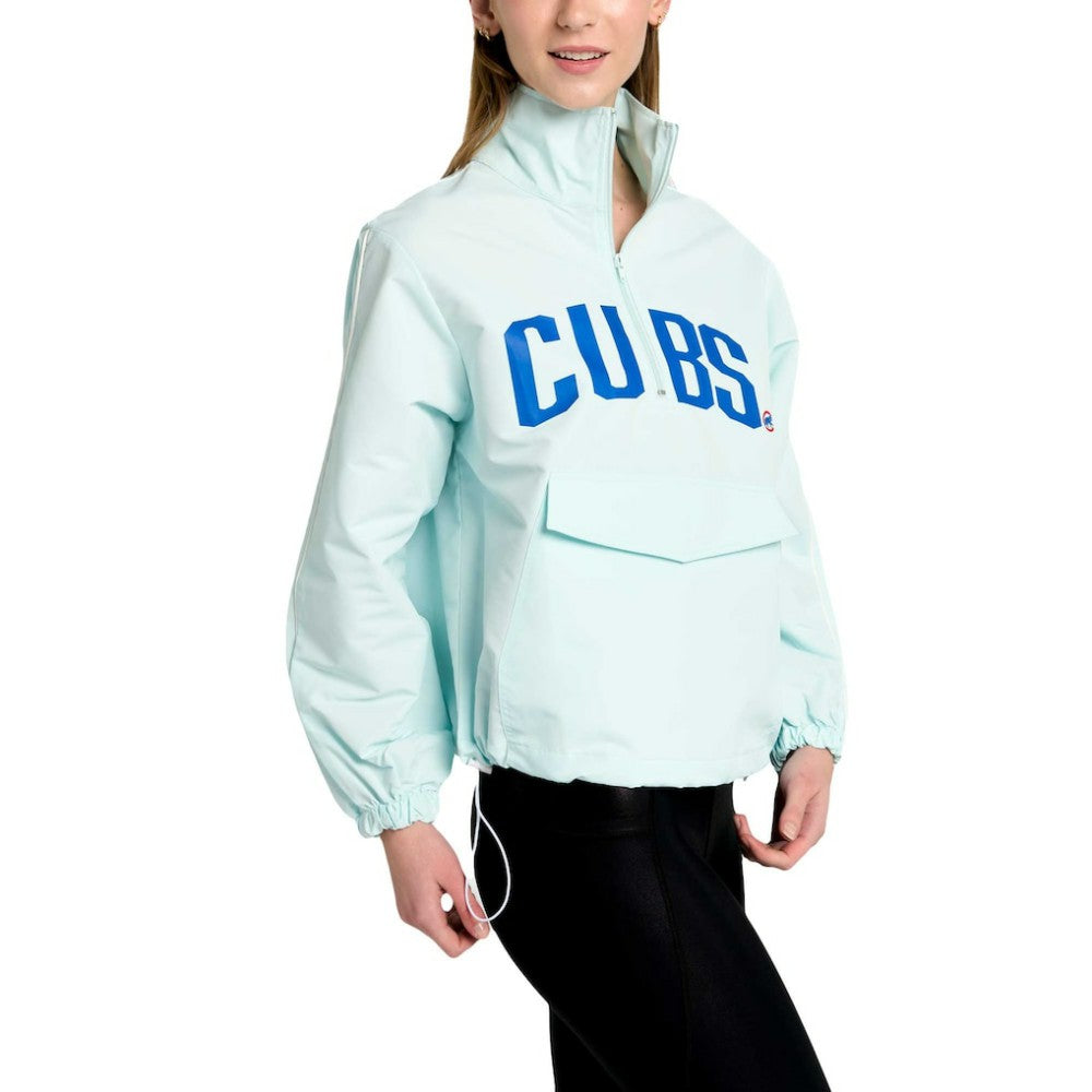 Chicago Cubs Lusso Women's Parker Half-Zip Jacket - MLB