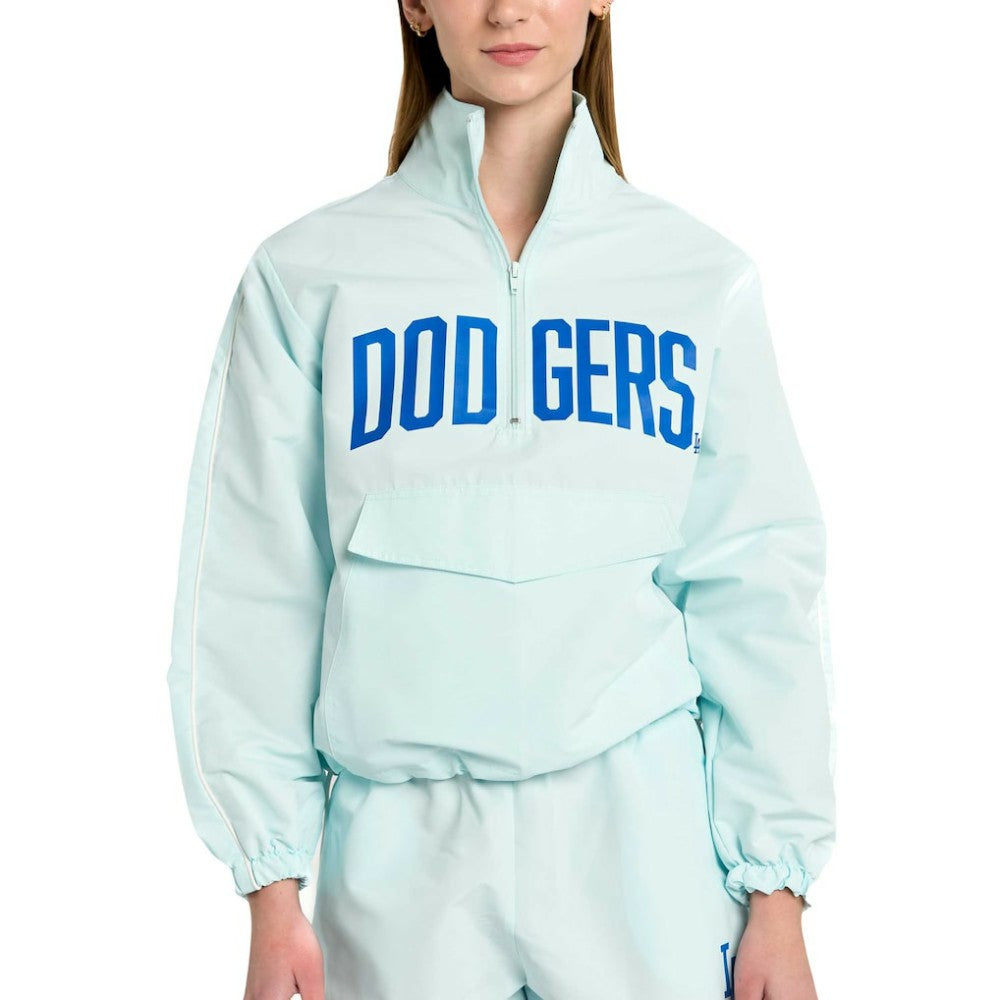 Los Angeles Dodgers Lusso Women's Parker Half-Zip Jacket - MLB