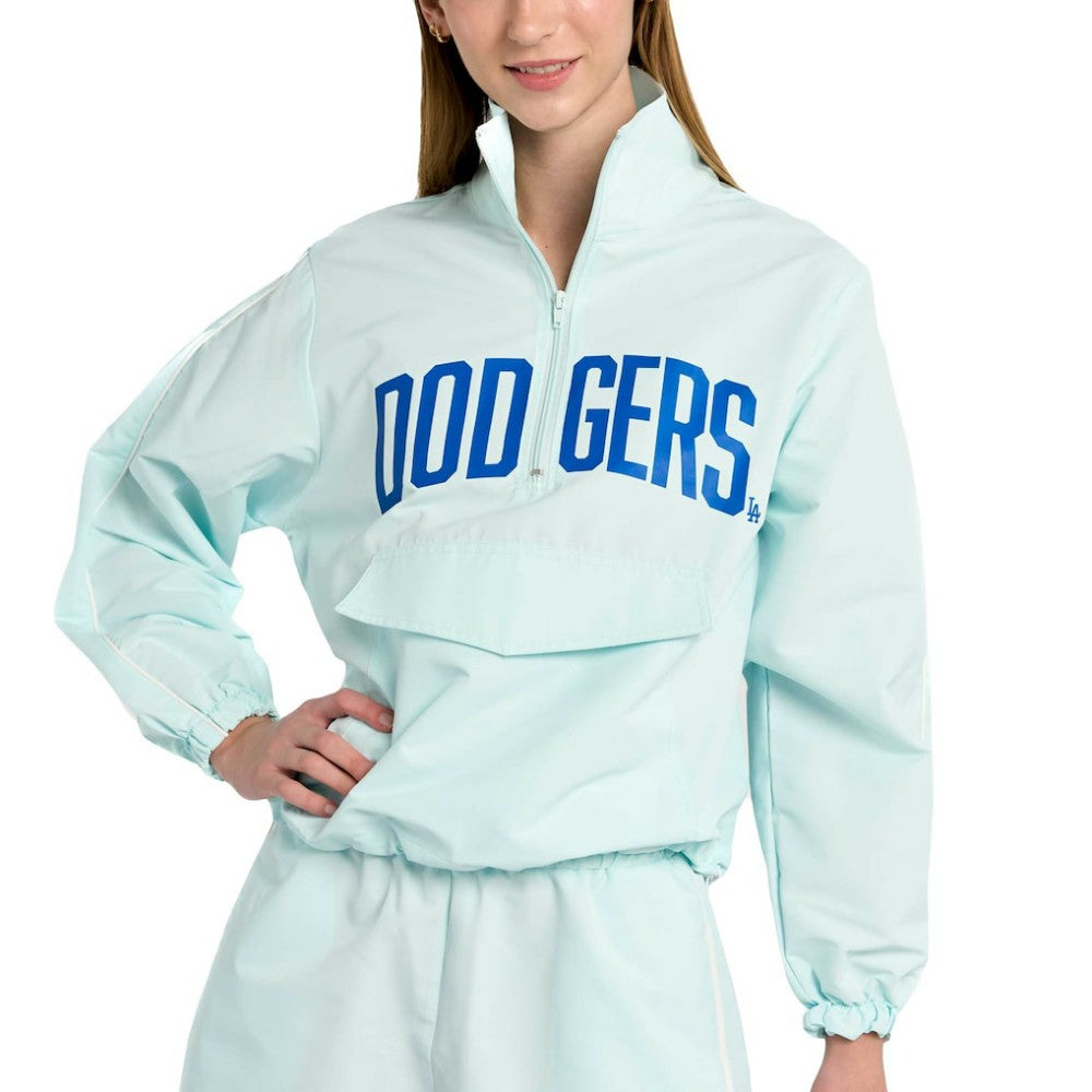Los Angeles Dodgers Lusso Women's Parker Half-Zip Jacket - MLB